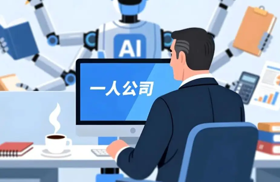 “一人公司”迎来大爆发 一人公司成为AI时代创业新模式