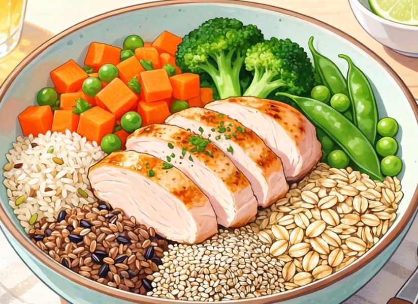 春季轻断食减脂养生,春季轻断食就吃鸡胸肉杂粮碗 春季轻断食减脂养生,春季轻断食就吃鸡胸肉杂粮碗