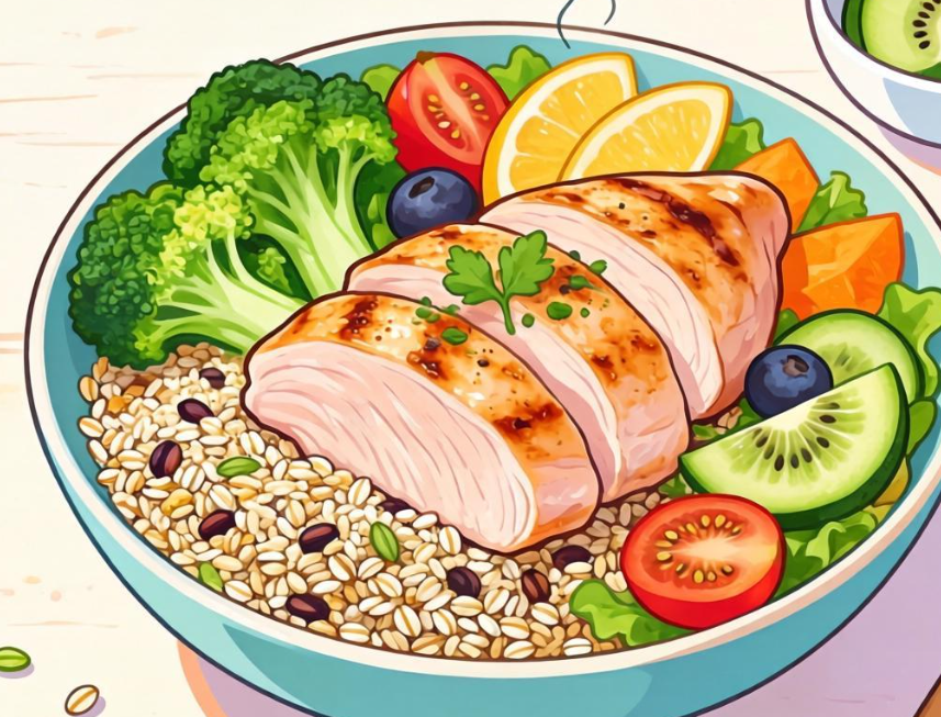 春季轻断食减脂养生,春季轻断食就吃鸡胸肉杂粮碗 春季轻断食减脂养生,春季轻断食就吃鸡胸肉杂粮碗