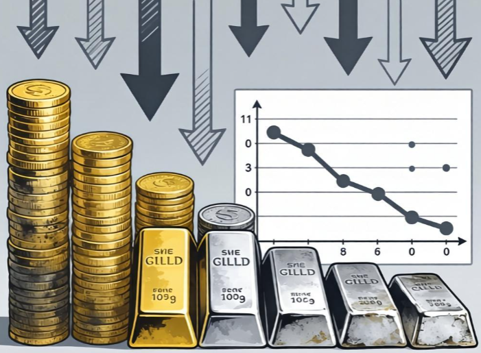 黄金白银销量下滑，最新黄金跌破4740美元白银大跌3%