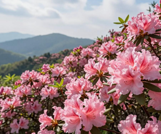 龙泉山万亩杜鹃花迎盛花期,赤红花海持续至5月中旬 龙泉山万亩杜鹃花迎盛花期,赤红花海持续至5月中旬