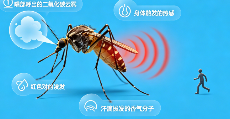 招蚊和血型有没有关系？ 蚊子真正偏爱的是二氧化碳和体温