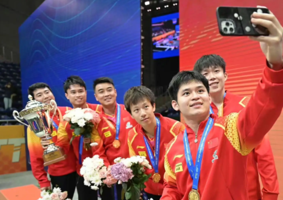 中国男乒3-0日本实现12连冠 中国男乒第24次夺得世乒赛男团冠军