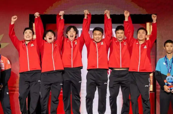 中国男乒3-0日本实现12连冠 中国男乒第24次夺得世乒赛男团冠军