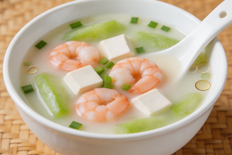 丝瓜虾仁豆腐汤清爽又鲜甜 丝瓜虾仁豆腐汤烹饪技巧夏天必备