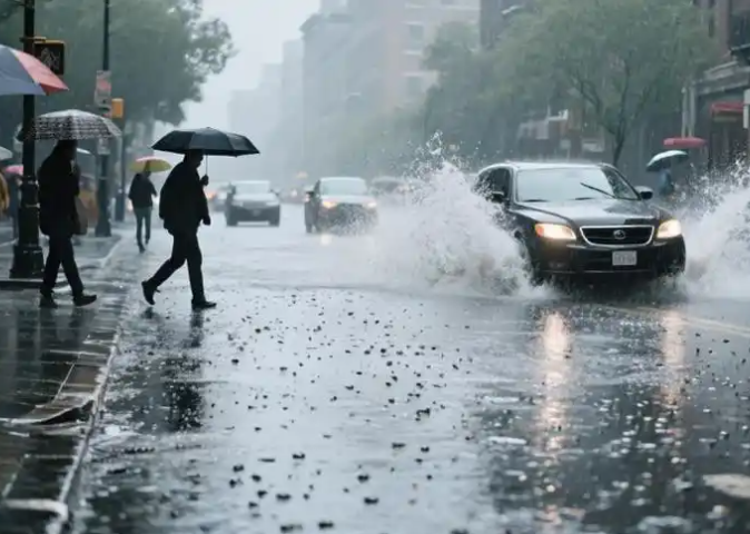 贯穿南北的大范围降雨来了，雨带横跨南北会降温吗?