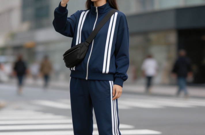 对称服装用平衡线条打造利落造型 春夏穿搭的秩序美学