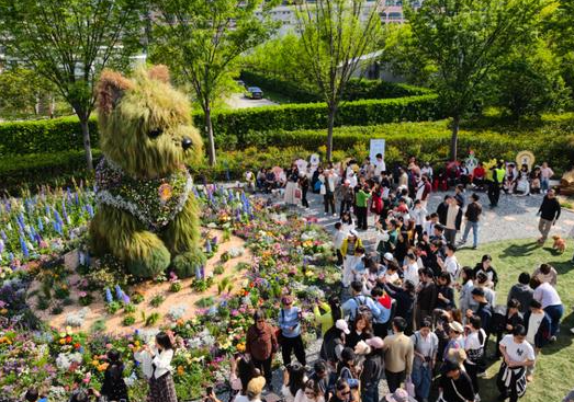 一只潦草小狗带火20亿元商圈 城市花卉需求带动花卉绿植经济发展