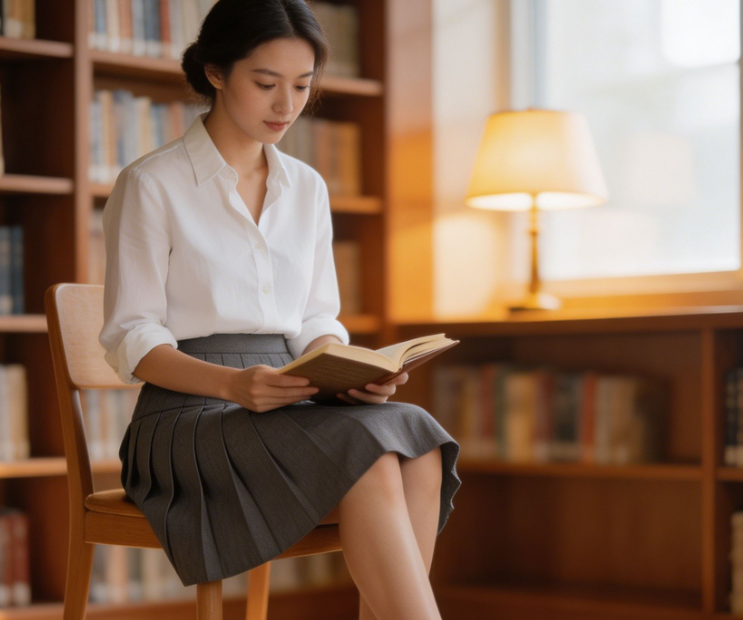 王玉雯学院风穿搭普通人也能复制？ 学院风穿搭的“甜酷平衡”