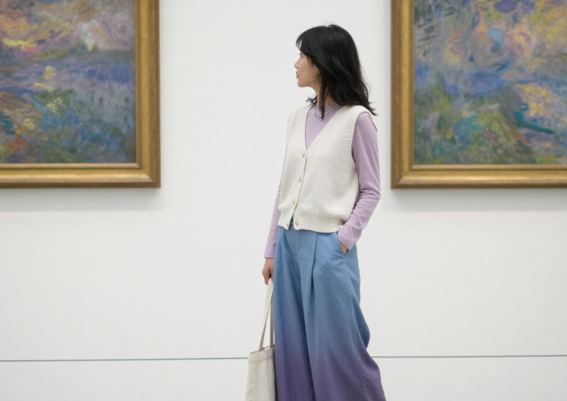 把莫奈风穿身上 莫奈风低饱和渐变是精髓 把莫奈风穿身上 莫奈风低饱和渐变是精髓