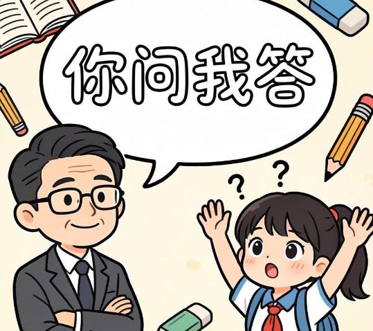 大学生问小学生答 看完回复心软软的 2026跨龄问答邂逅