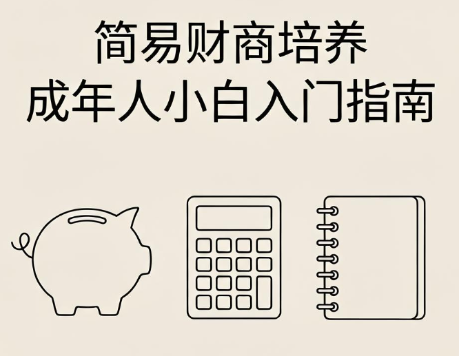 简易财商培养，成年人小白入门简易财商培养指南