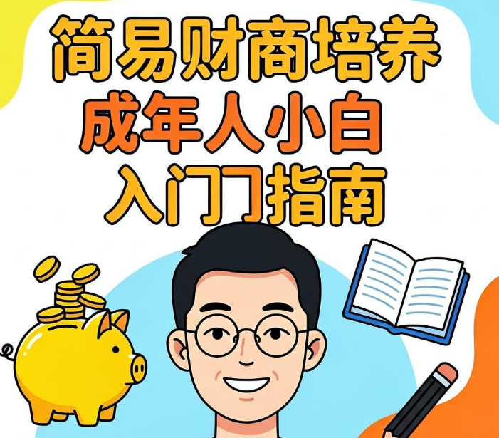 简易财商培养，成年人小白入门简易财商培养指南