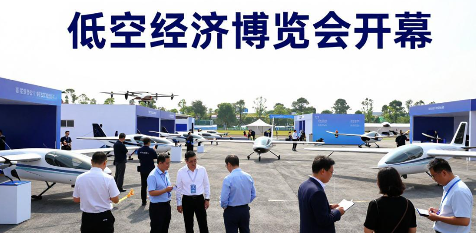 低空经济博览会开幕，低空经济迈入务实落地