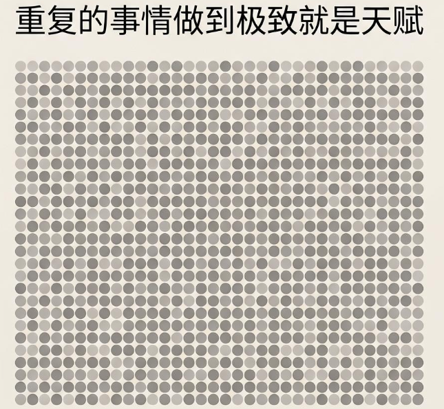 重复的事情做到极致就是天赋，重复的事情做到极致就是天赋该怎样落实到日常行动