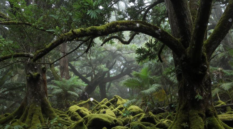 屋久岛苔藓森林深呼吸康荞 屋久岛苔藓森林深呼吸康荞
