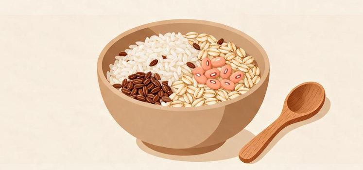 体重管理期间主食粗粮细粮和豆类搭配比例怎么参考？