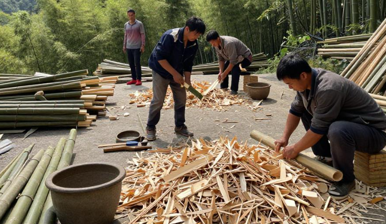 湘南山区竹材碎料加工包含哪些项目？