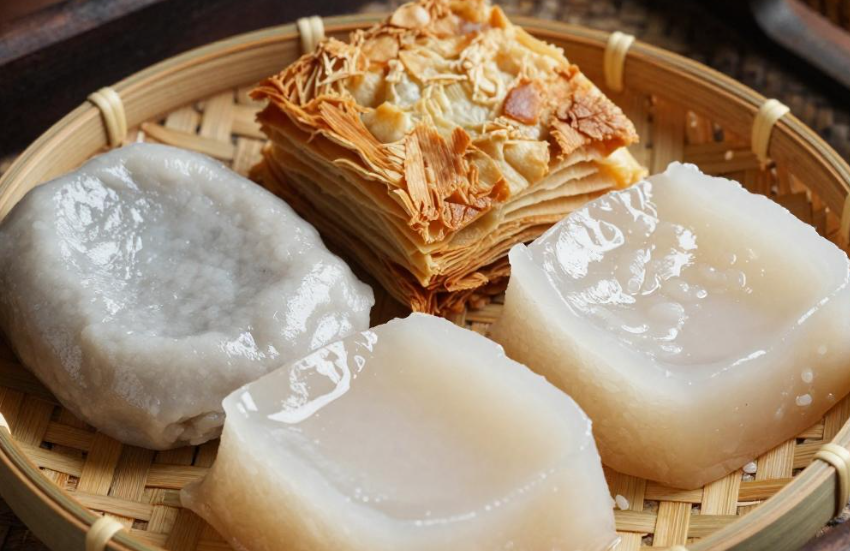 灰水粿汽糕米冻的吃法该如何区分？