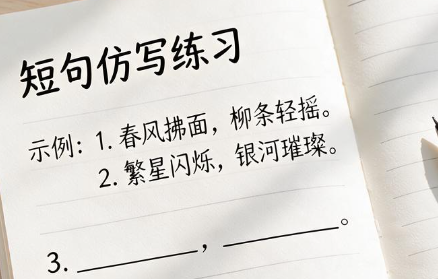 2026年短句仿写四件套——四类范例·仿写四步·自查表