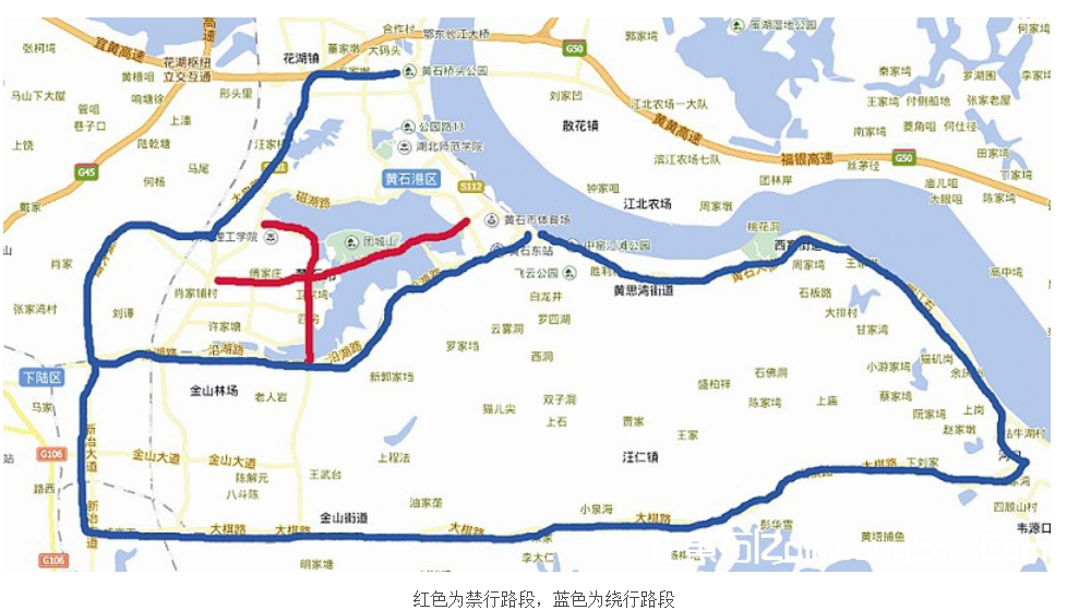 坑梓限行路段示意图图片