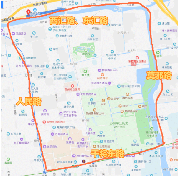 蘇州市外地車限行限號2021年最新政策蘇州市貨車限行範圍調整通知