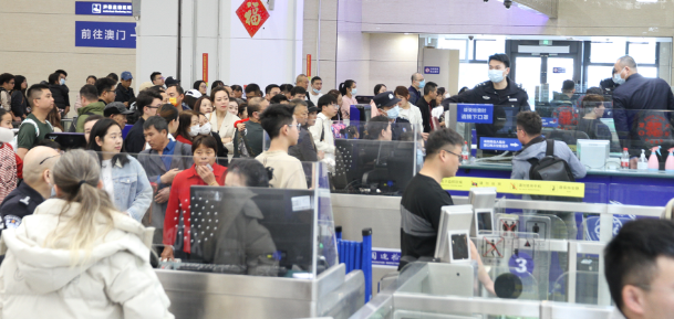 春节假期横琴口岸出入境人员约57万人次 同比2023年春节假期客流增幅约111.1%