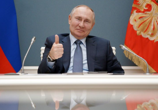 普京:台湾是中国不可分割的一部分 普京在2024年总统大选中获得超过八成选票