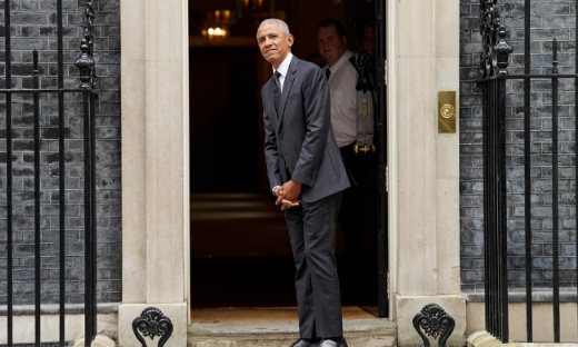 奥巴马现身唐宁街黑色着装引猜测 凯特将在4月17日重回公众视线