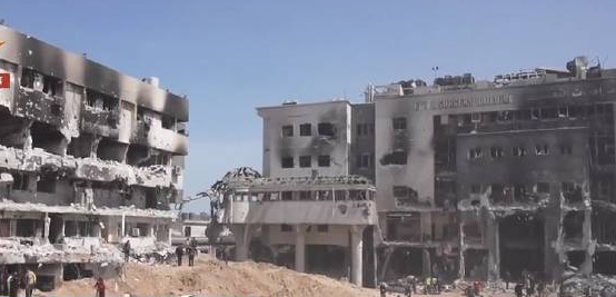 加沙最大医院已永久停止服务 加沙希法医院已被完全摧毁